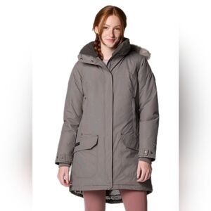 🔥$350 New! Columbia Women's Small Icelandite TurboDown II Snow Jacket City Grey